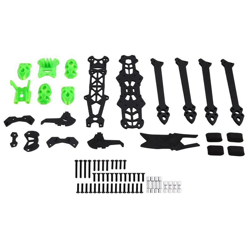 B05C-طقم إطار 7 بوصة من ألياف  - مراجعة Drone Kit Parts Included وسعره