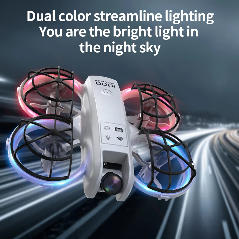 K100 Max Mini RC الطائرة بدون  - مراجعة Drone Kit Tricopter وسعره