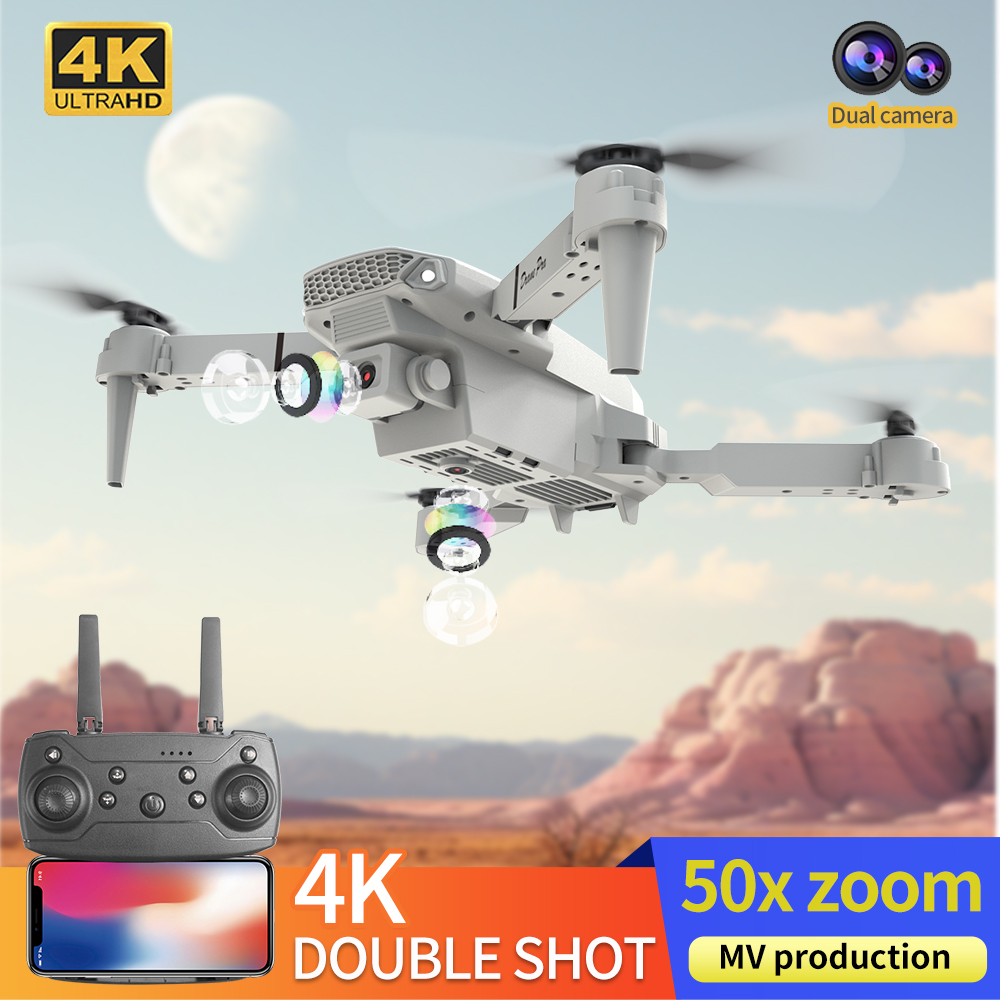 طائرة بدون طيار E88pro الجديدة - مراجعة Drone Kit Tricopter وسعره