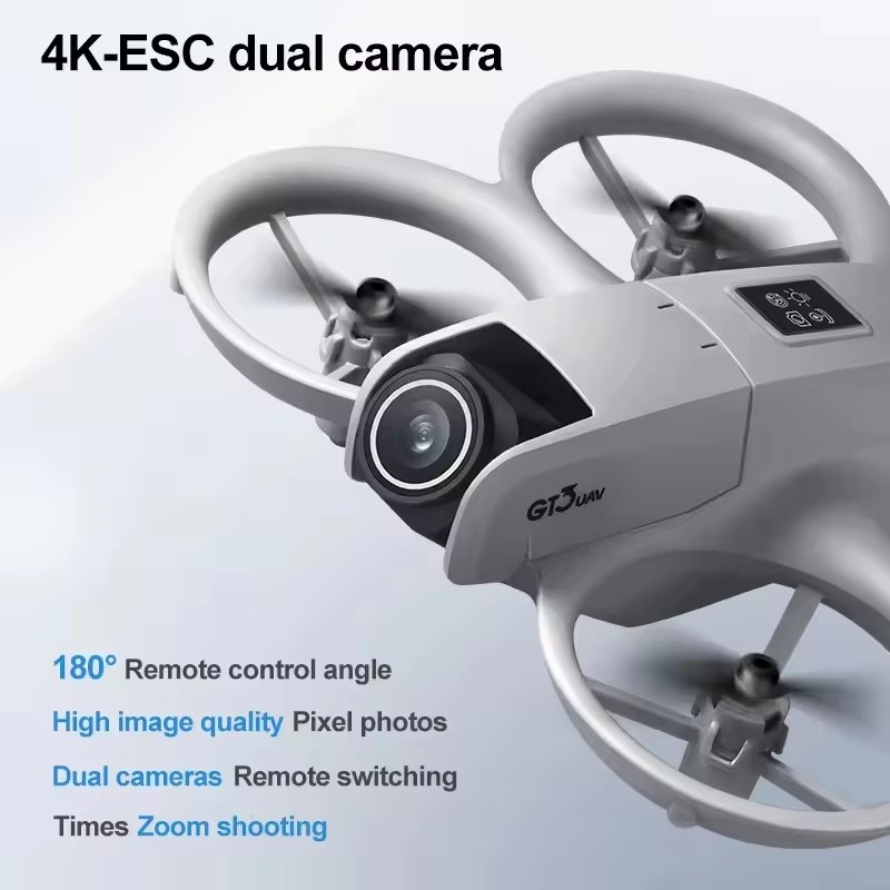 طائرة بدون طيار جديدة GT3 MAX  - مراجعة Drone Kit Tricopter وسعره